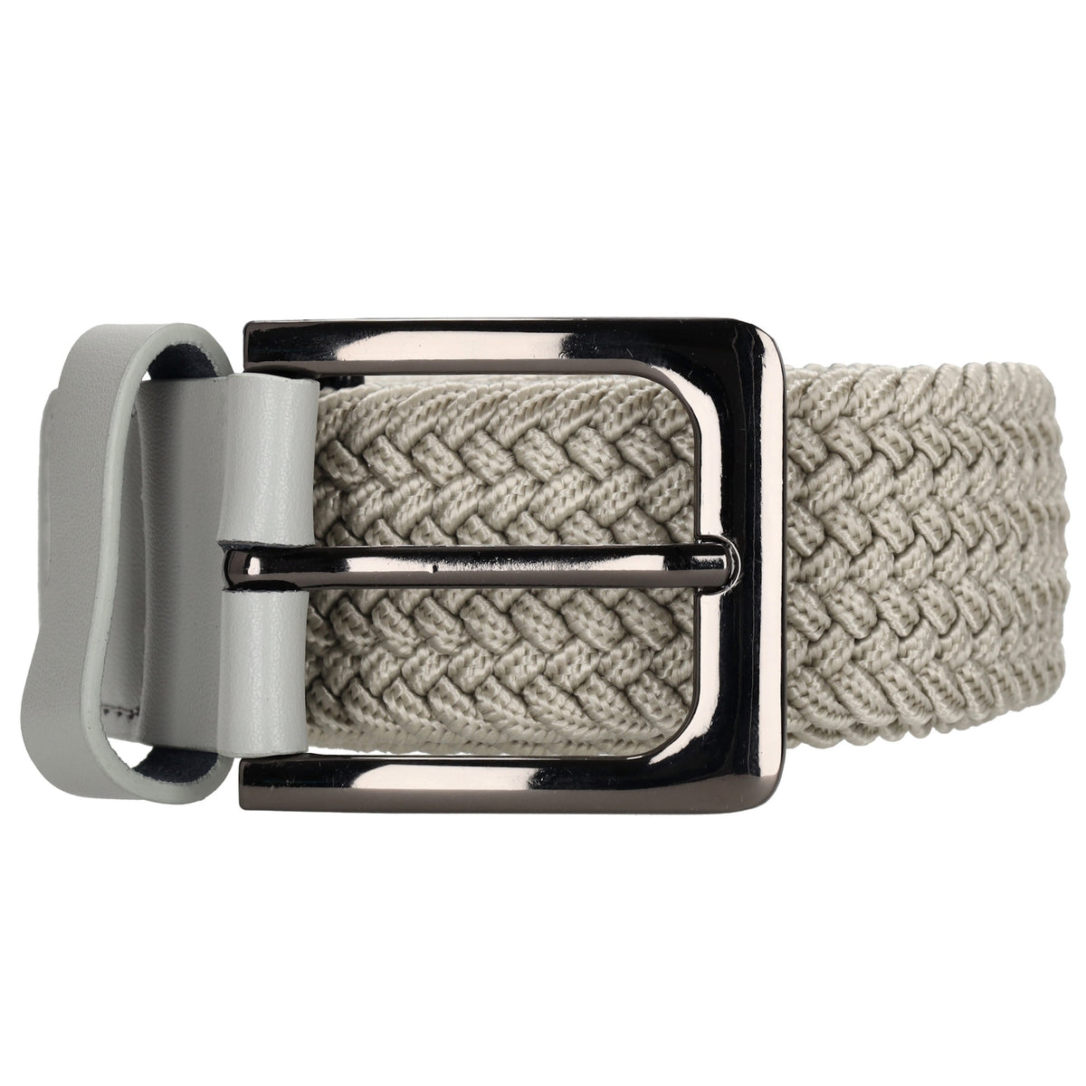 Stretchgürtel|Bandgürtel 35mm in Beige mit Dornschließe - leder-accessoires.com