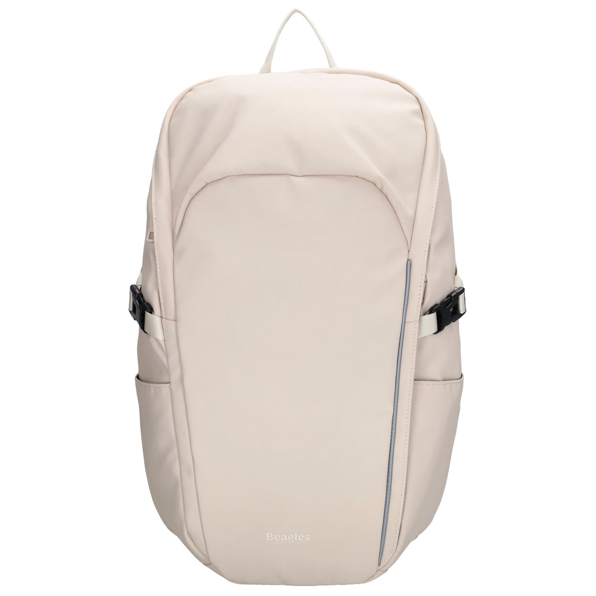 Rucksack 47x30cm in Creme mit Brustgurt und Aufsteckfunktion - leder-accessoires.com