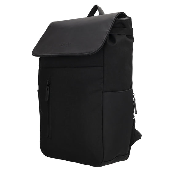 Schwarzer Laptoprucksack 26x41,5cm in 17,3 Zoll – ideal für Arbeit & Reisen - leder-accessoires.com