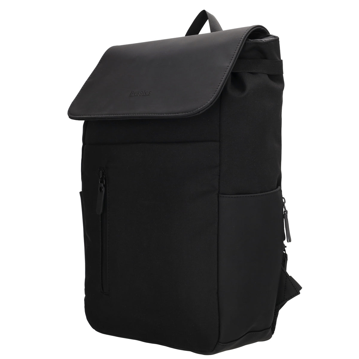 Schwarzer Laptoprucksack 26x41,5cm in 17,3 Zoll – ideal für Arbeit & Reisen - leder-accessoires.com