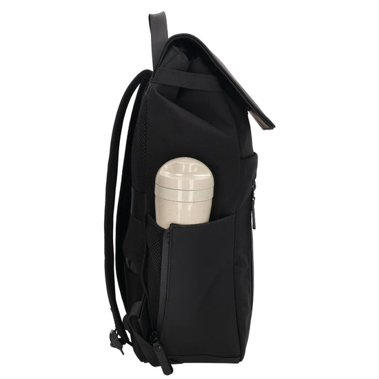 Schwarzer Laptoprucksack 26x41,5cm in 17,3 Zoll – ideal für Arbeit & Reisen - leder-accessoires.com