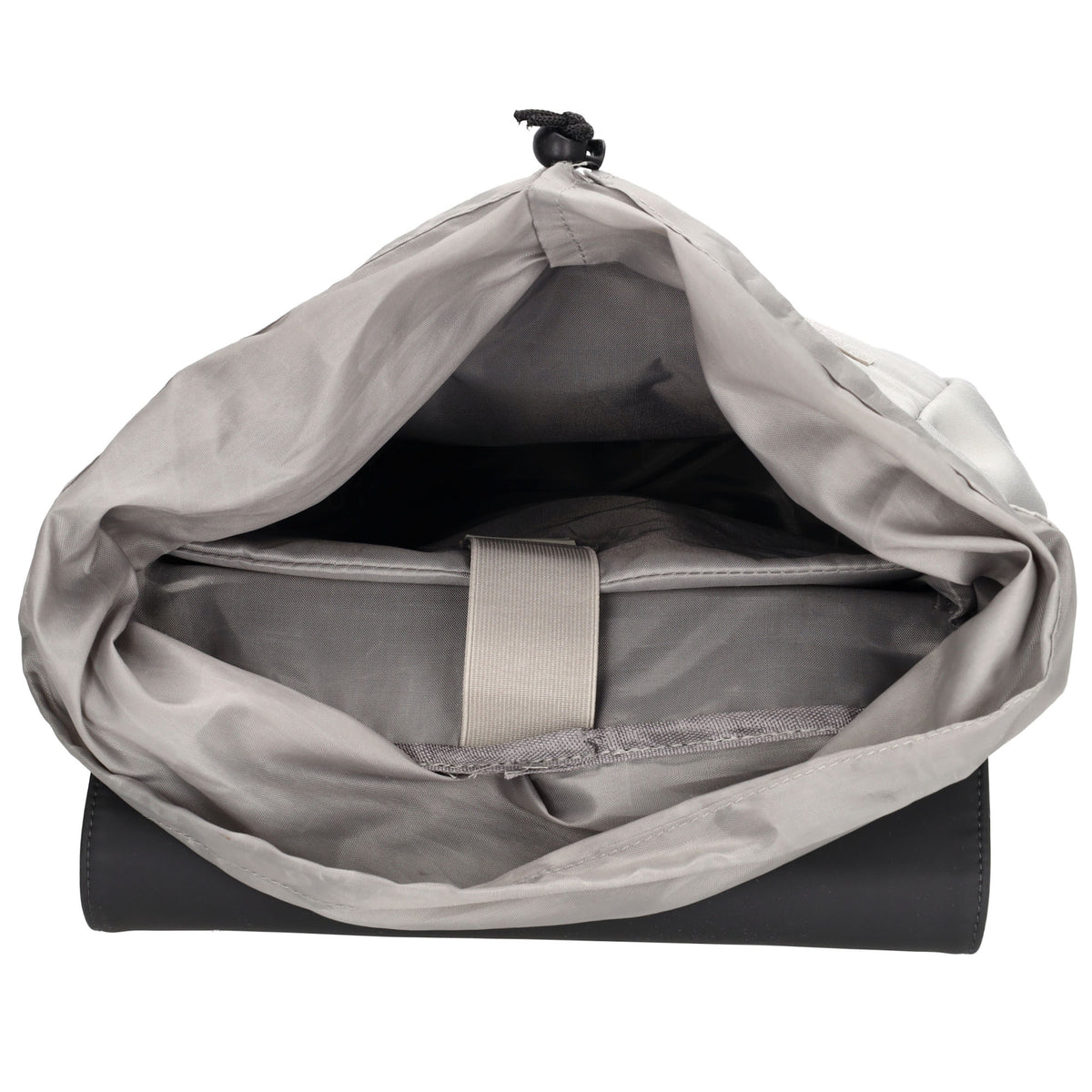 Grauer Laptoprucksack 26x41,5cm für 17,3 Zoll mit Trolleyband & Sicherheitsfach - leder-accessoires.com