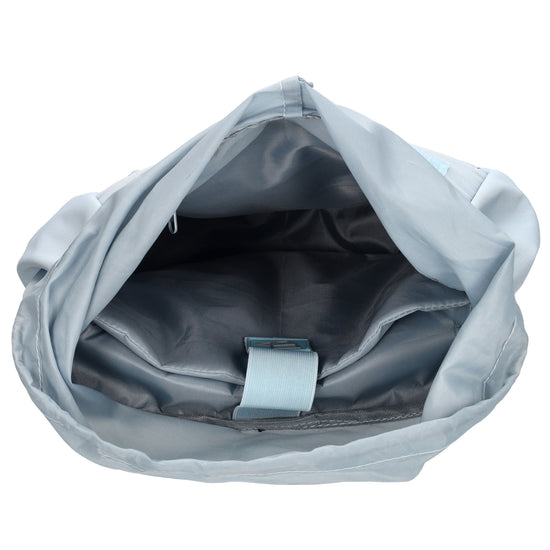 Hellblauer Laptoprucksack 26x41,5cm bis 17,3 Zoll mit vielen Fächern - leder-accessoires.com