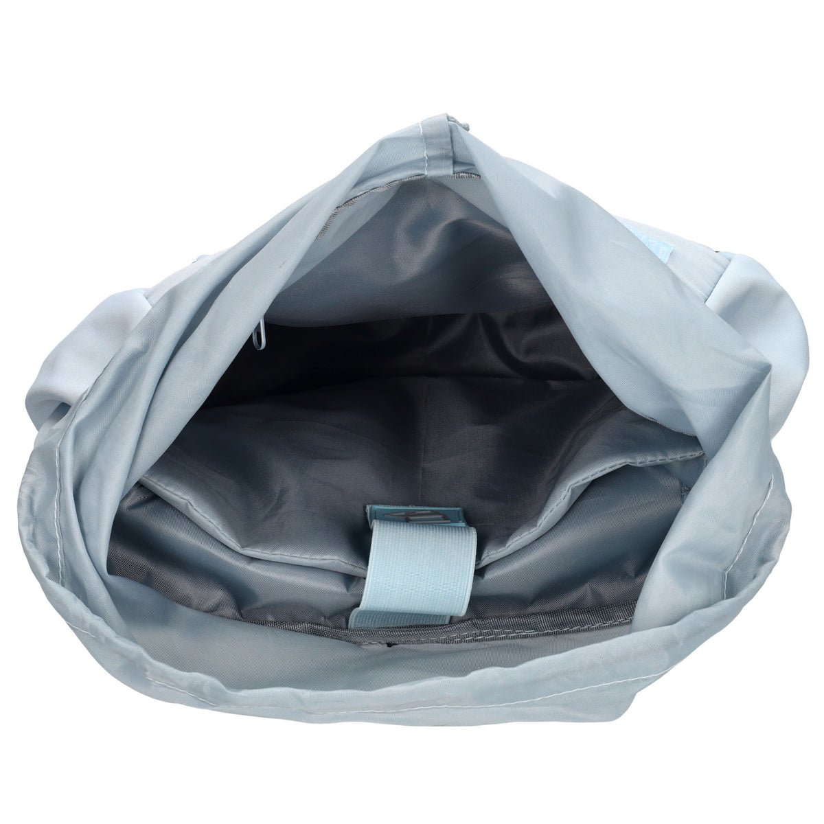 Hellblauer Laptoprucksack 26x41,5cm bis 17,3 Zoll mit vielen Fächern - leder-accessoires.com