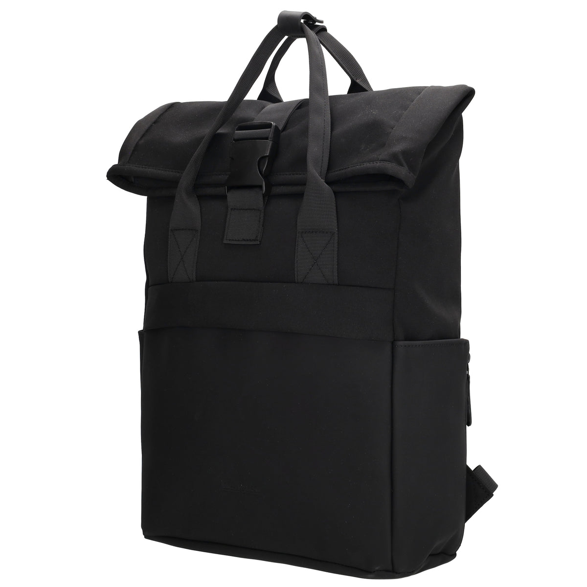 Laptoprucksack 53x28cm in Schwarz mit zusätzlichen Griffen - leder-accessoires.com