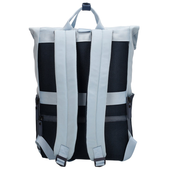 Laptoprucksack 53x28cm in Hellblau|Marine mit zusätzlichen Griffen - leder-accessoires.com