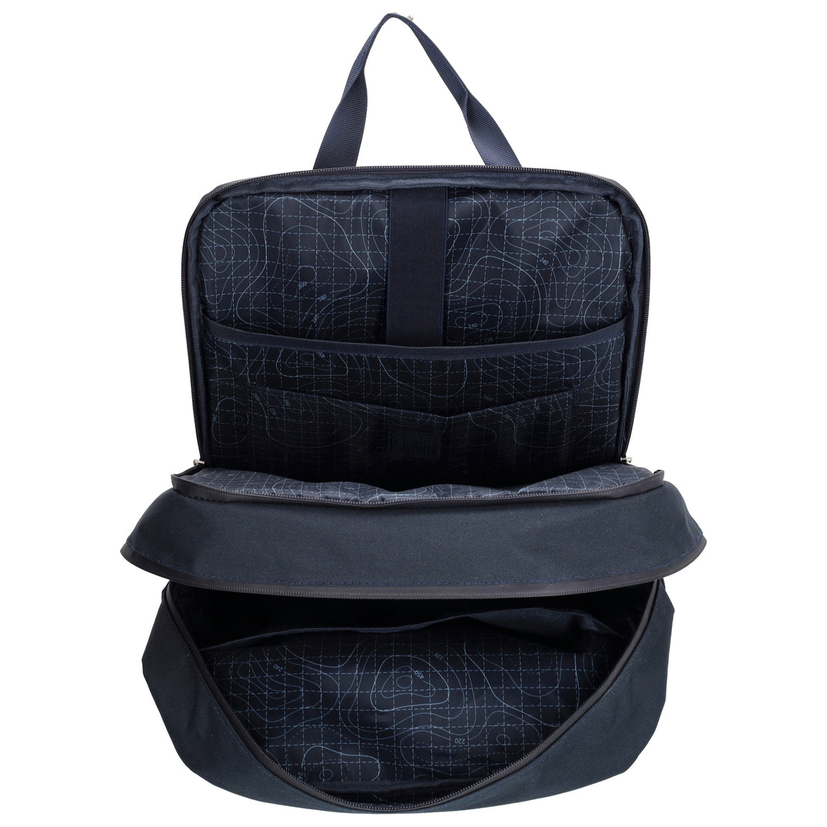 Rucksack 31 x 44 x 12cm in Blau|Marine aus Nylon|Polyester - leder-accessoires.com