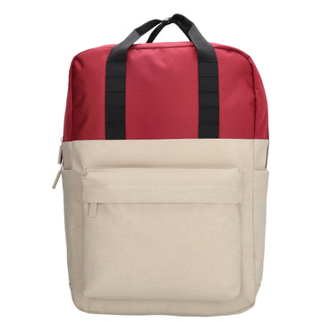 Rucksack 31 x 44 x 12cm in Burgunder aus Nylon|Polyester - leder-accessoires.com