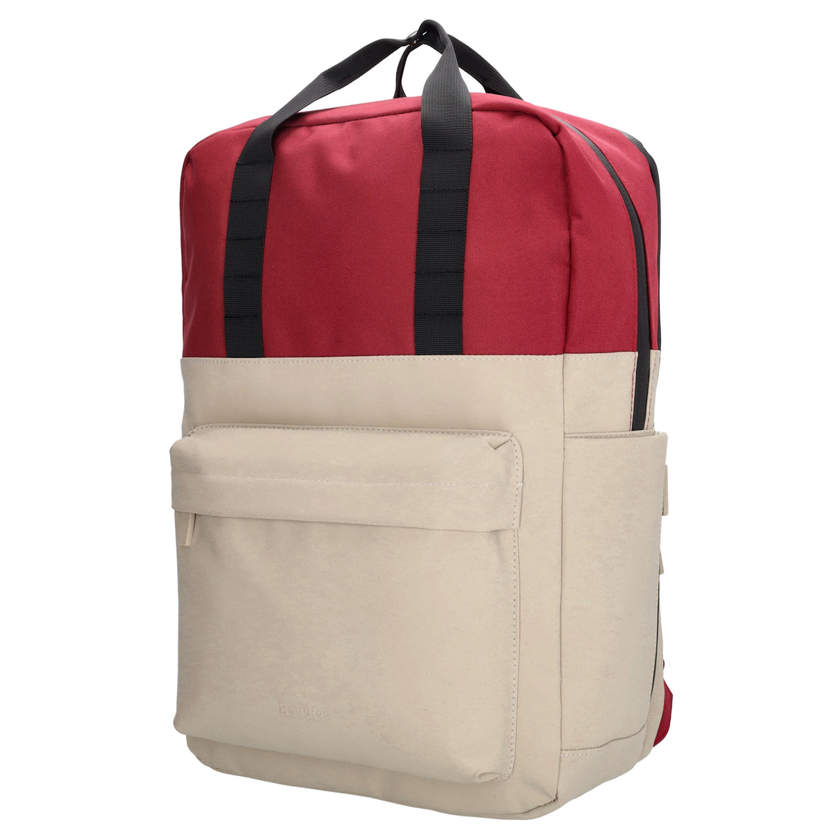 Rucksack 31 x 44 x 12cm in Burgunder aus Nylon|Polyester - leder-accessoires.com