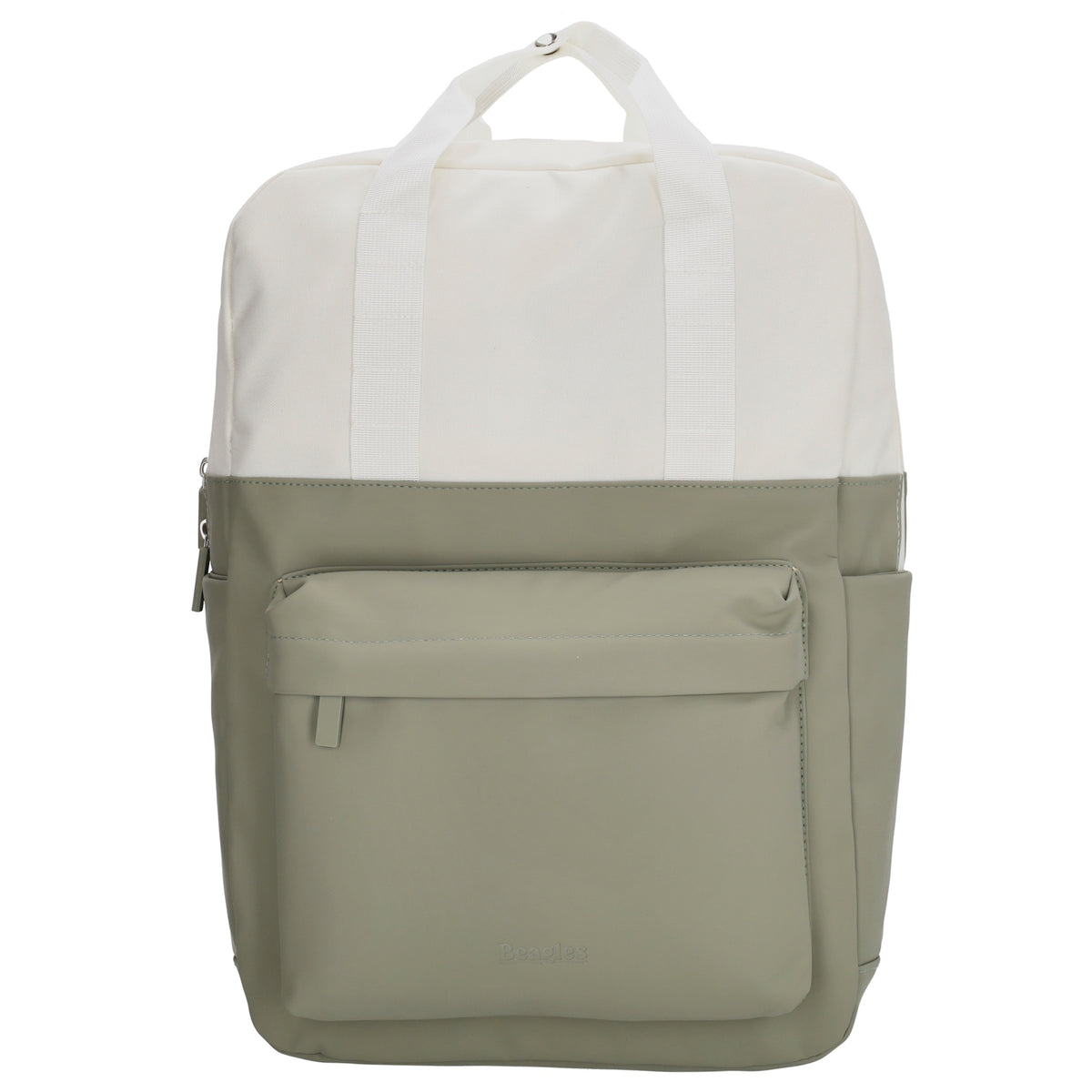 Rucksack 31 x 44 x 12cm in Natur Grün aus Nylon|Polyester - leder-accessoires.com