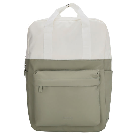 Rucksack 31 x 44 x 12cm in Natur Grün aus Nylon|Polyester - leder-accessoires.com