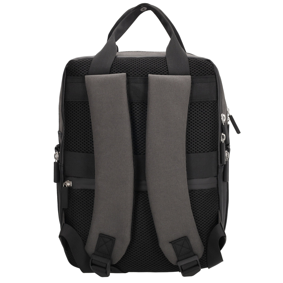 Rucksack 33 x 23,5 x 9cm in Schwarz aus Nylon|Polyester - leder-accessoires.com