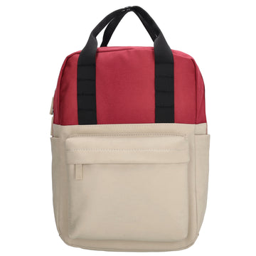 Rucksack 33 x 23,5 x 9cm in Burgunder aus Nylon|Polyester - leder-accessoires.com