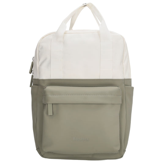 Rucksack 33 x 23,5 x 9cm in Grün aus Nylon|Polyester - leder-accessoires.com