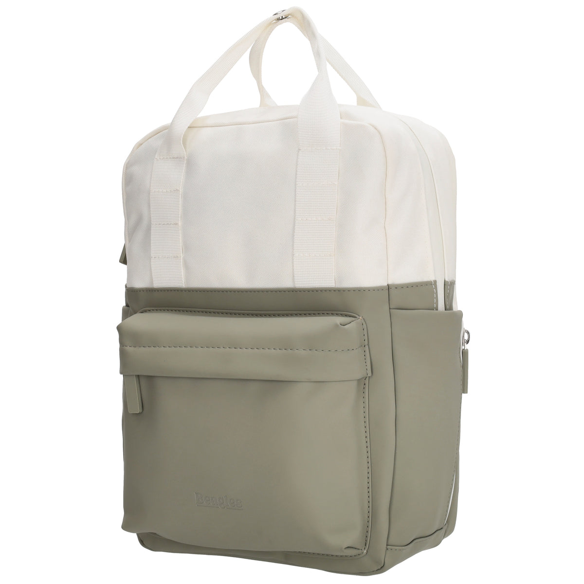 Rucksack 33 x 23,5 x 9cm in Grün aus Nylon|Polyester - leder-accessoires.com