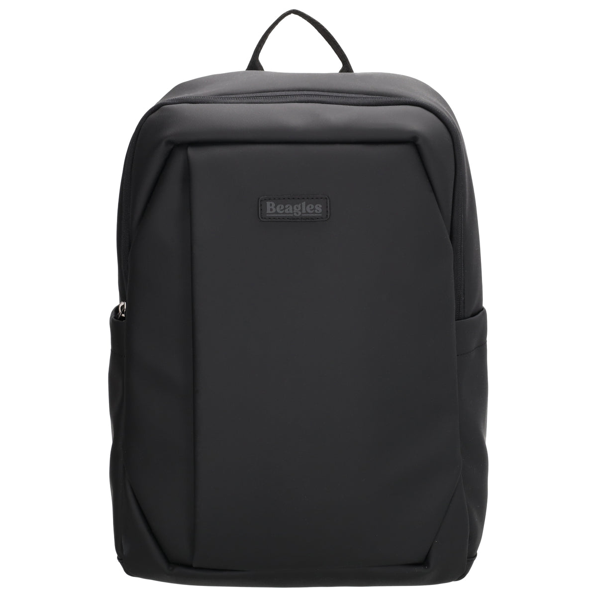 Rucksack 40x28cm in Schwarz mit Aufsteckfunktion - leder-accessoires.com