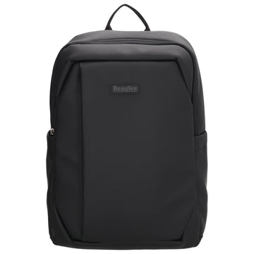 Rucksack 40x28cm in Schwarz mit Aufsteckfunktion - leder-accessoires.com