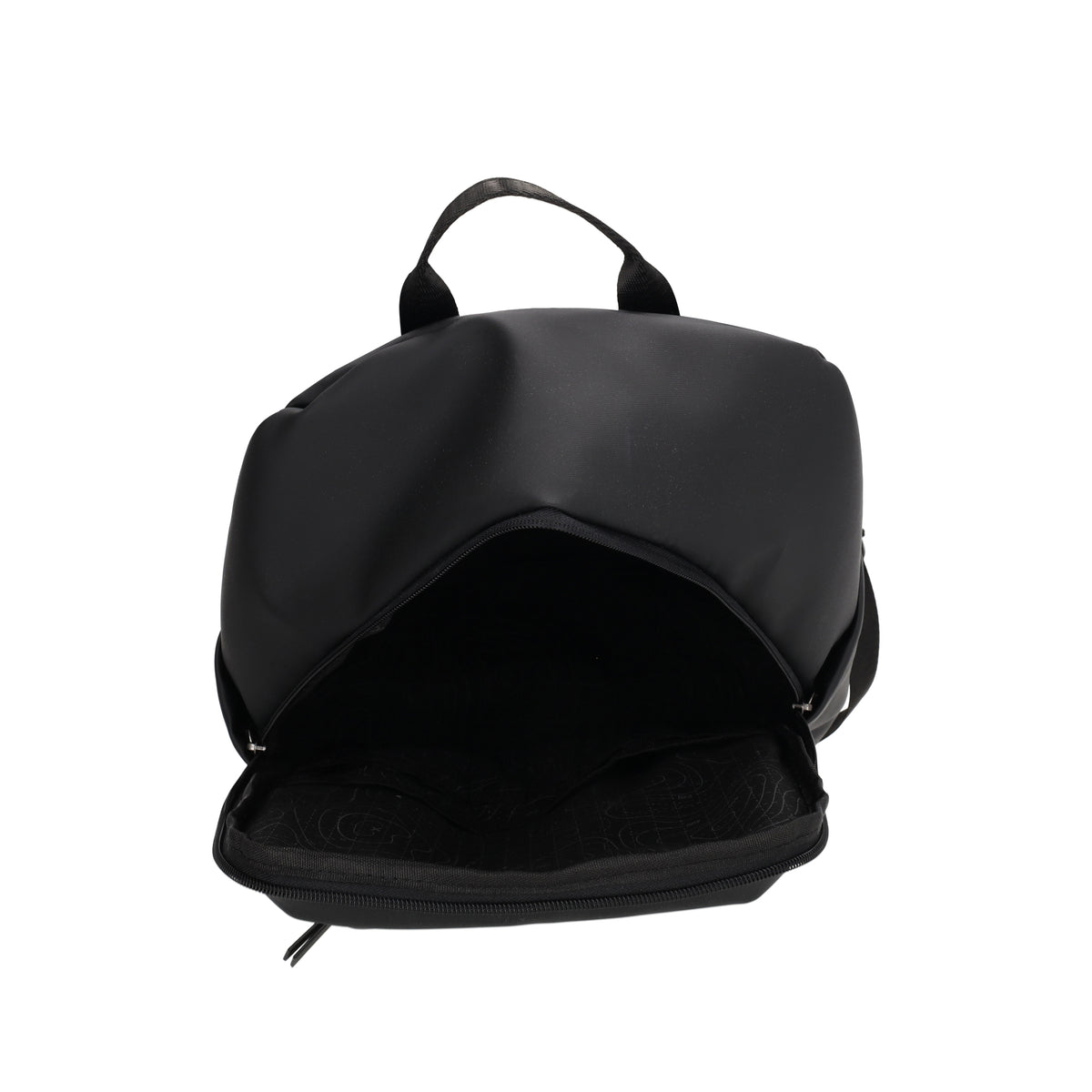 Rucksack 40x28cm in Schwarz mit Aufsteckfunktion - leder-accessoires.com