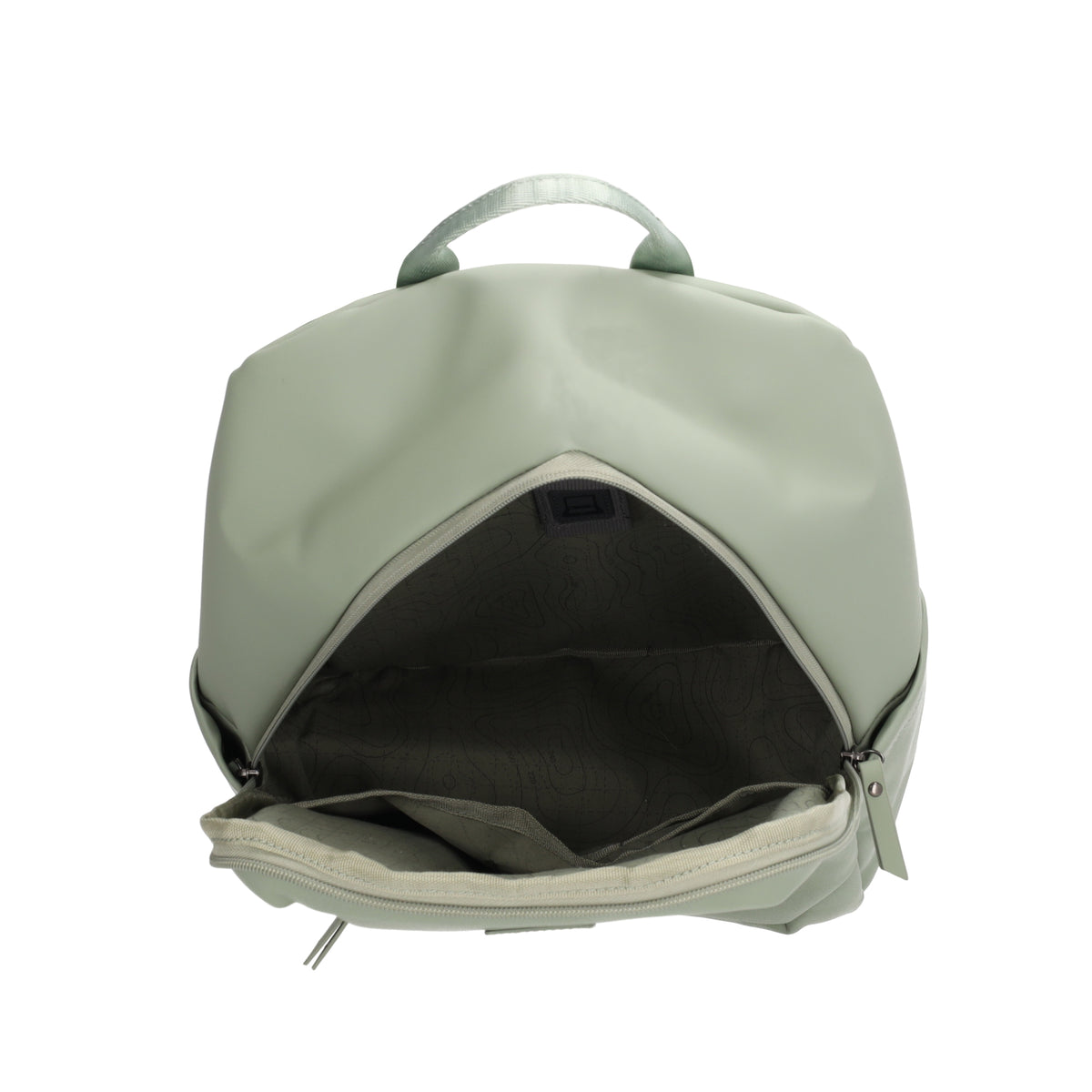 Rucksack 40x28cm in Minze mit Aufsteckfunktion - leder-accessoires.com