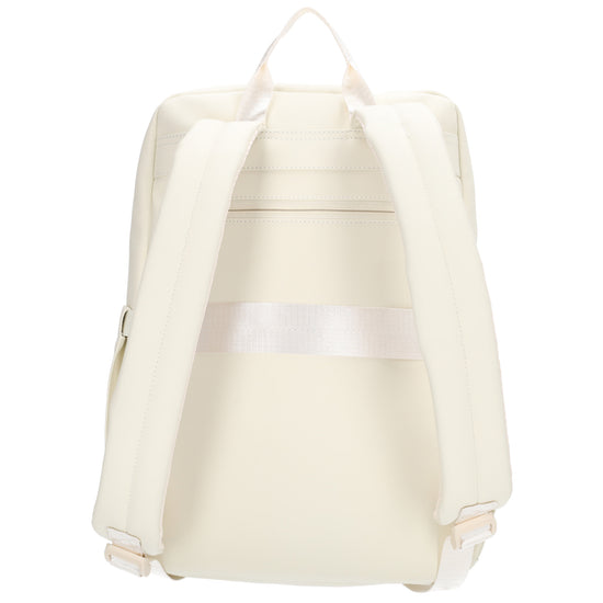 Rucksack 40x28cm in Creme mit Aufsteckfunktion - leder-accessoires.com