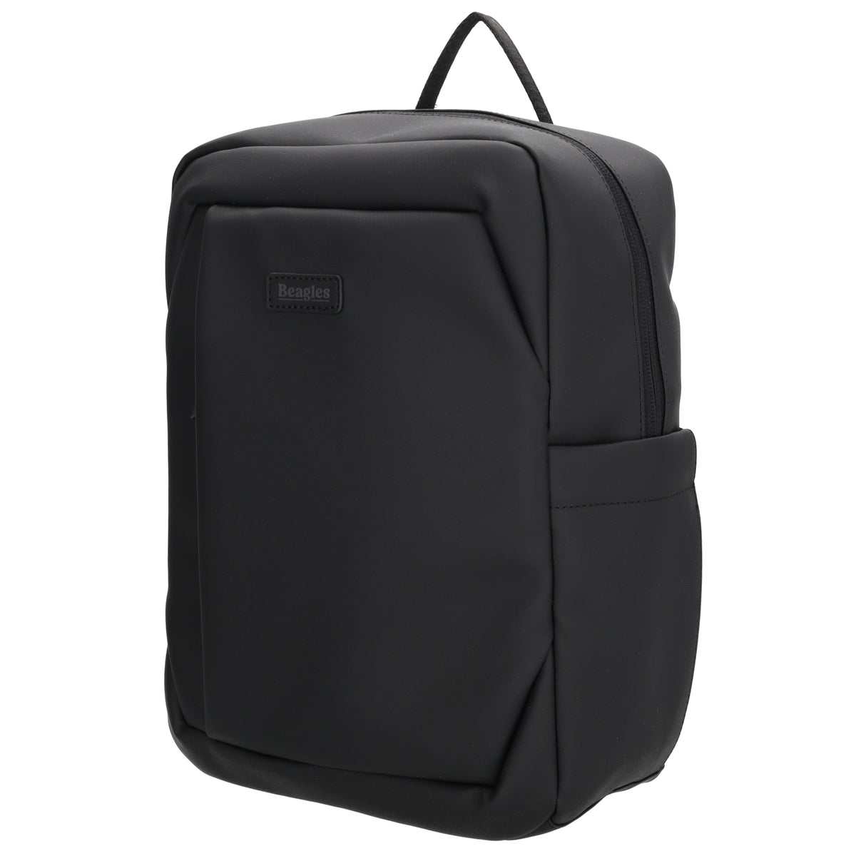 Rucksack 43x29cm in Schwarz mit Aufsteckfunktion - leder-accessoires.com
