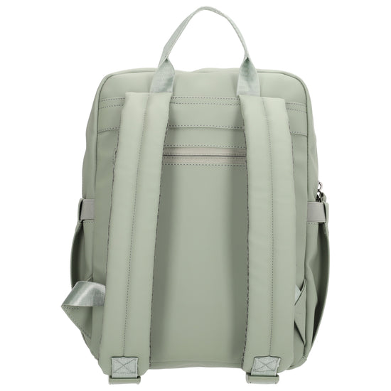 Rucksack 43x29cm in Mint mit Aufsteckfunktion - leder-accessoires.com