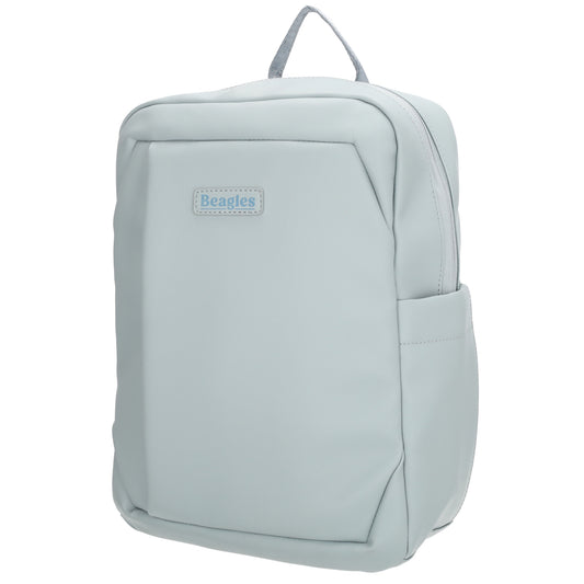 Rucksack 43x29cm in Hellblau mit Aufsteckfunktion - leder-accessoires.com