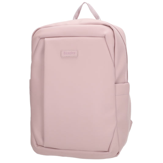 Rucksack 43x29cm in Rosa mit Aufsteckfunktion - leder-accessoires.com