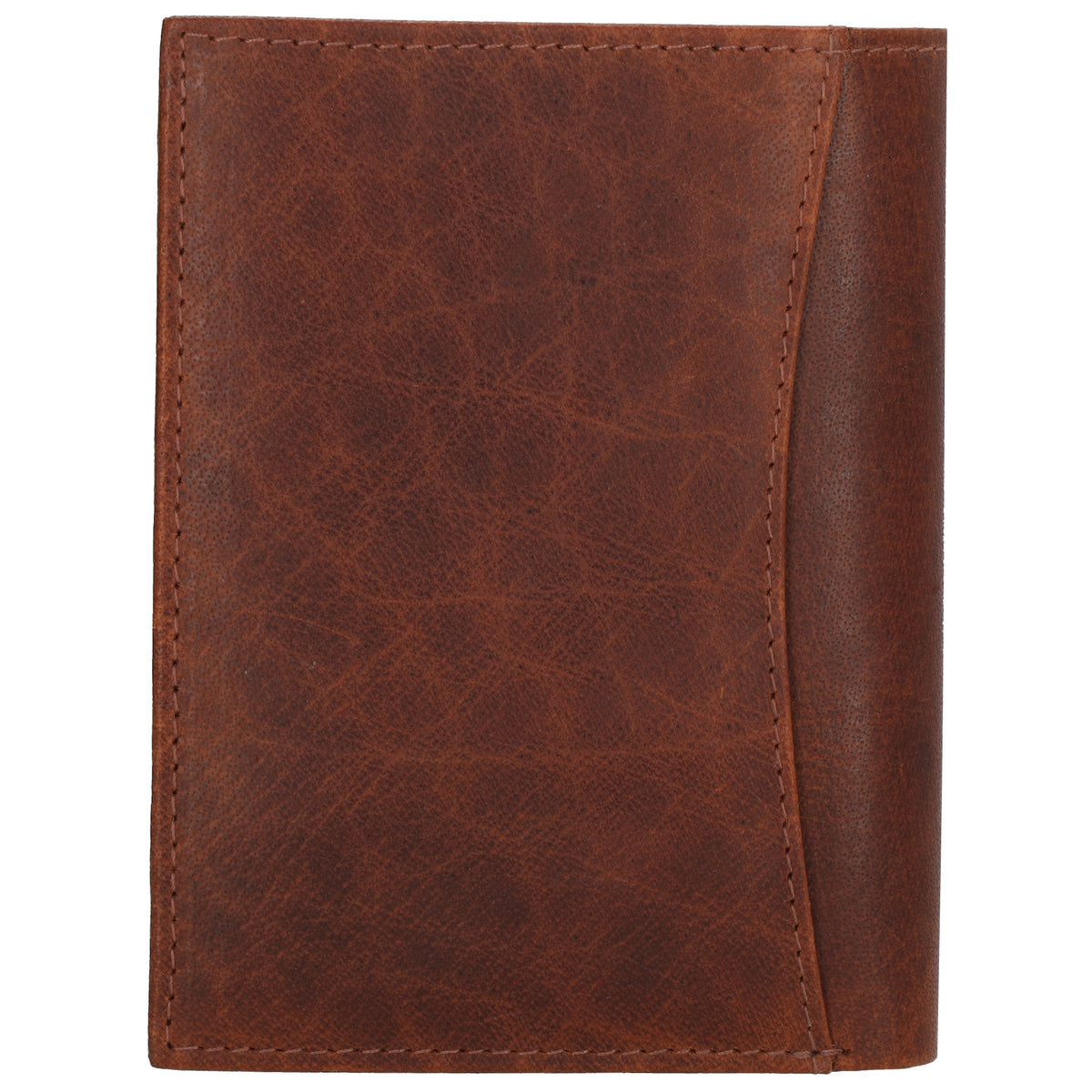 Geldbörse Hochformat 9x12cm in Cognac aus Leder - leder-accessoires.com