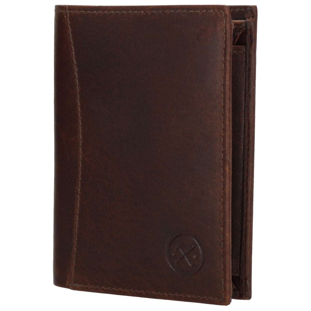 Geldbörse Hochformat 9x12cm in Braun aus Leder - leder-accessoires.com