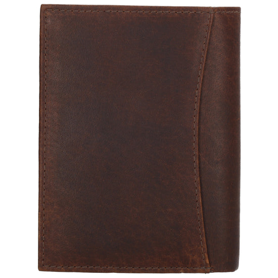 Geldbörse Hochformat 9x12cm in Braun aus Leder - leder-accessoires.com