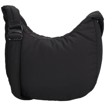 Schultertasche 47x34cm Schwarz aus Nylon|Polyester - leder-accessoires.com