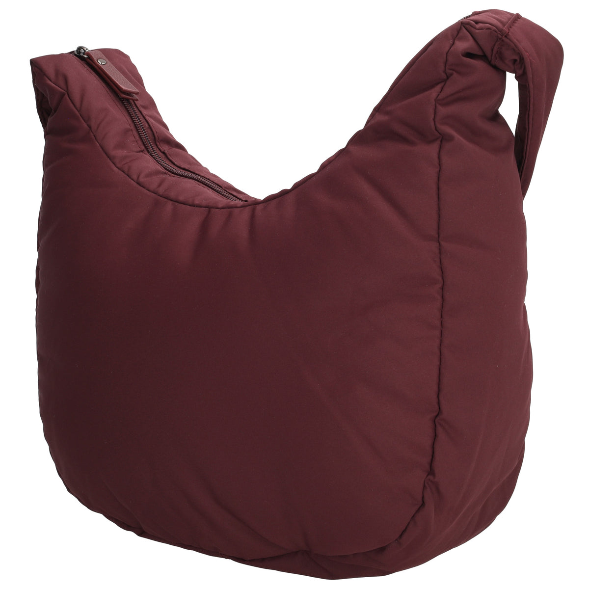 Schultertasche 47x34cm Weinrot aus Nylon|Polyester - leder-accessoires.com