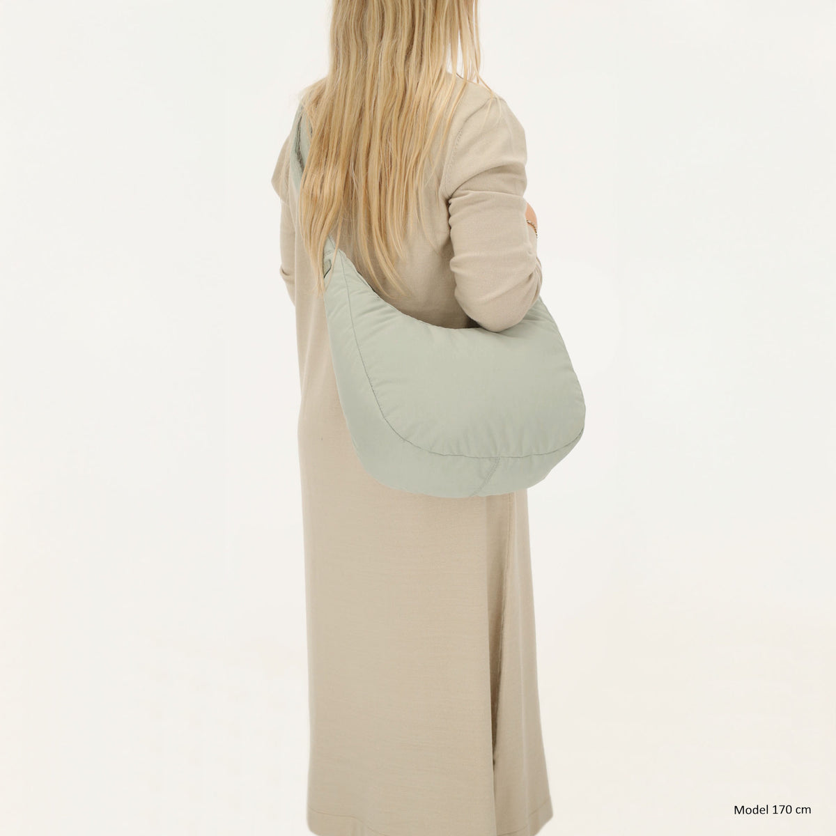 Schultertasche 47x34cm Mint aus Nylon|Polyester - leder-accessoires.com