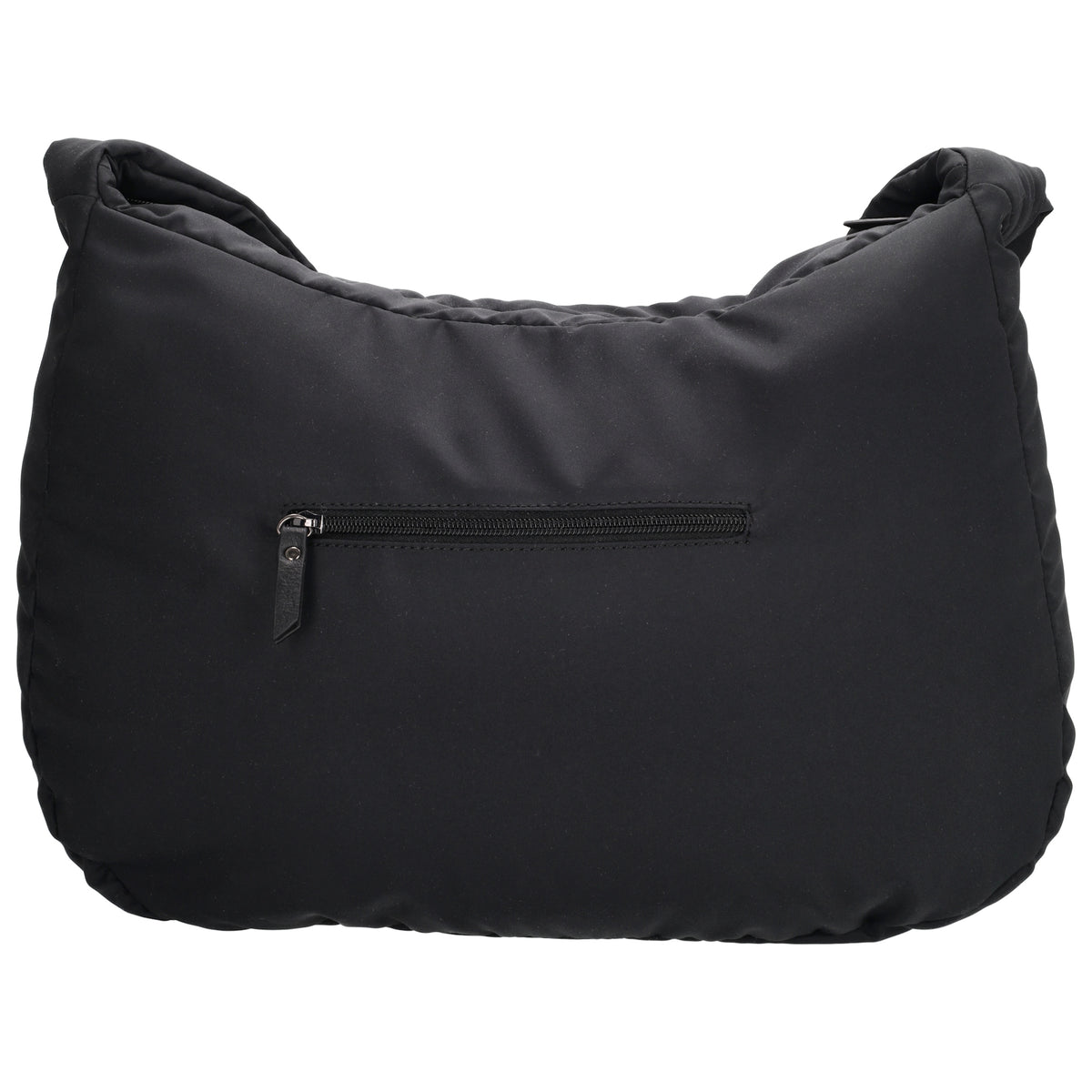 Schultertasche 35x32cm Schwarz aus Nylon|Polyester - leder-accessoires.com