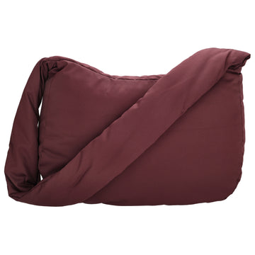 Schultertasche 35x32cm Weinrot aus Nylon|Polyester - leder-accessoires.com