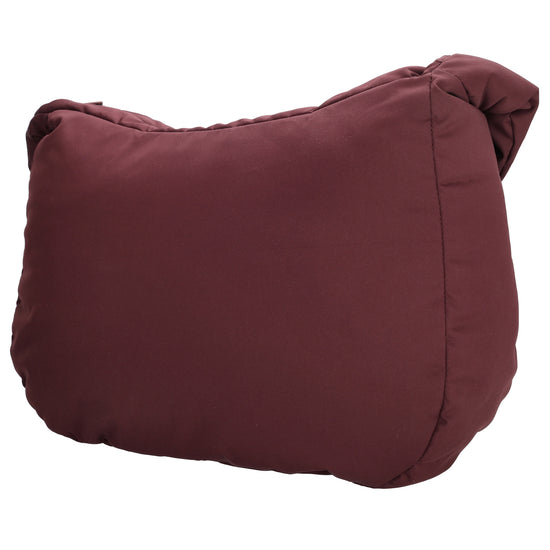 Schultertasche 35x32cm Weinrot aus Nylon|Polyester - leder-accessoires.com