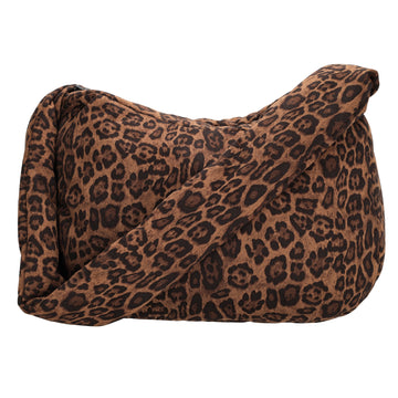 Schultertasche 35x32cm Leo-Optik aus Nylon|Polyester - leder-accessoires.com
