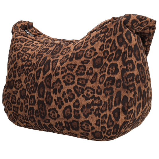 Schultertasche 35x32cm Leo-Optik aus Nylon|Polyester - leder-accessoires.com