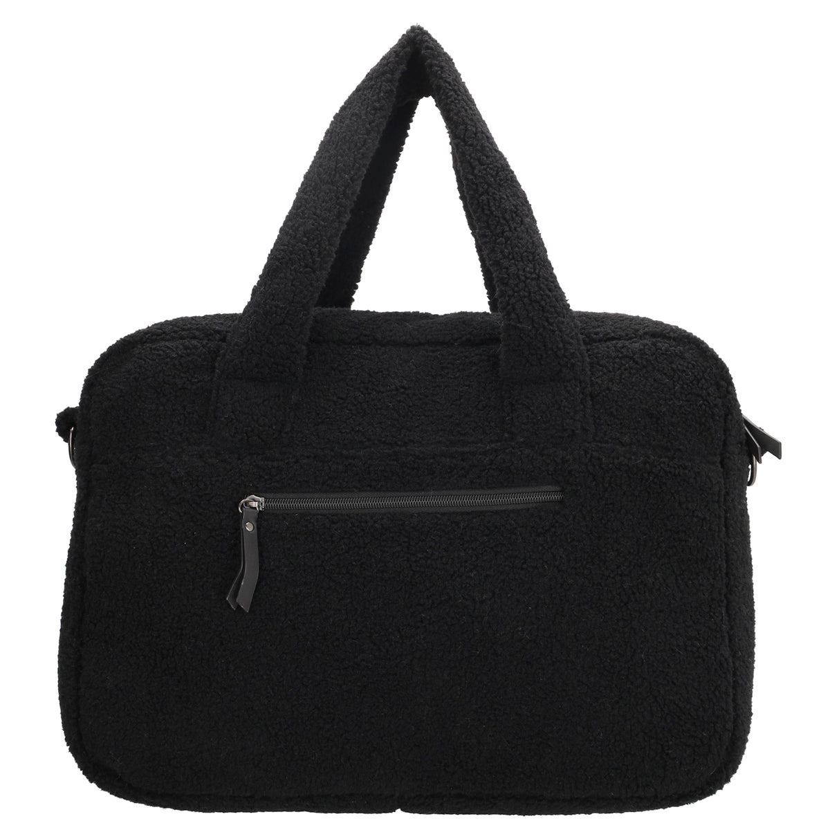 Teddy-Wickeltasche 40x28cm in Schwarz – Stylisch & praktisch - leder-accessoires.com