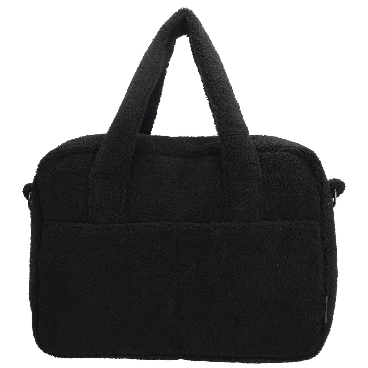 Teddy-Wickeltasche 40x28cm in Schwarz – Stylisch & praktisch - leder-accessoires.com
