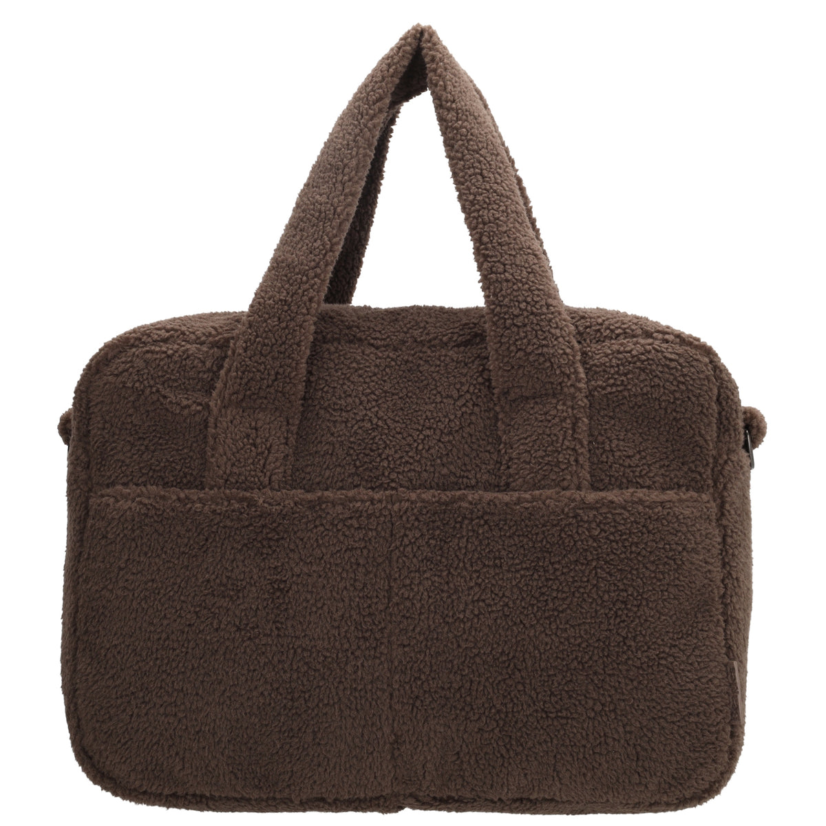 Teddy-Wickeltasche 40x28cm in Braun – Warmer, funktionaler Begleiter - leder-accessoires.com