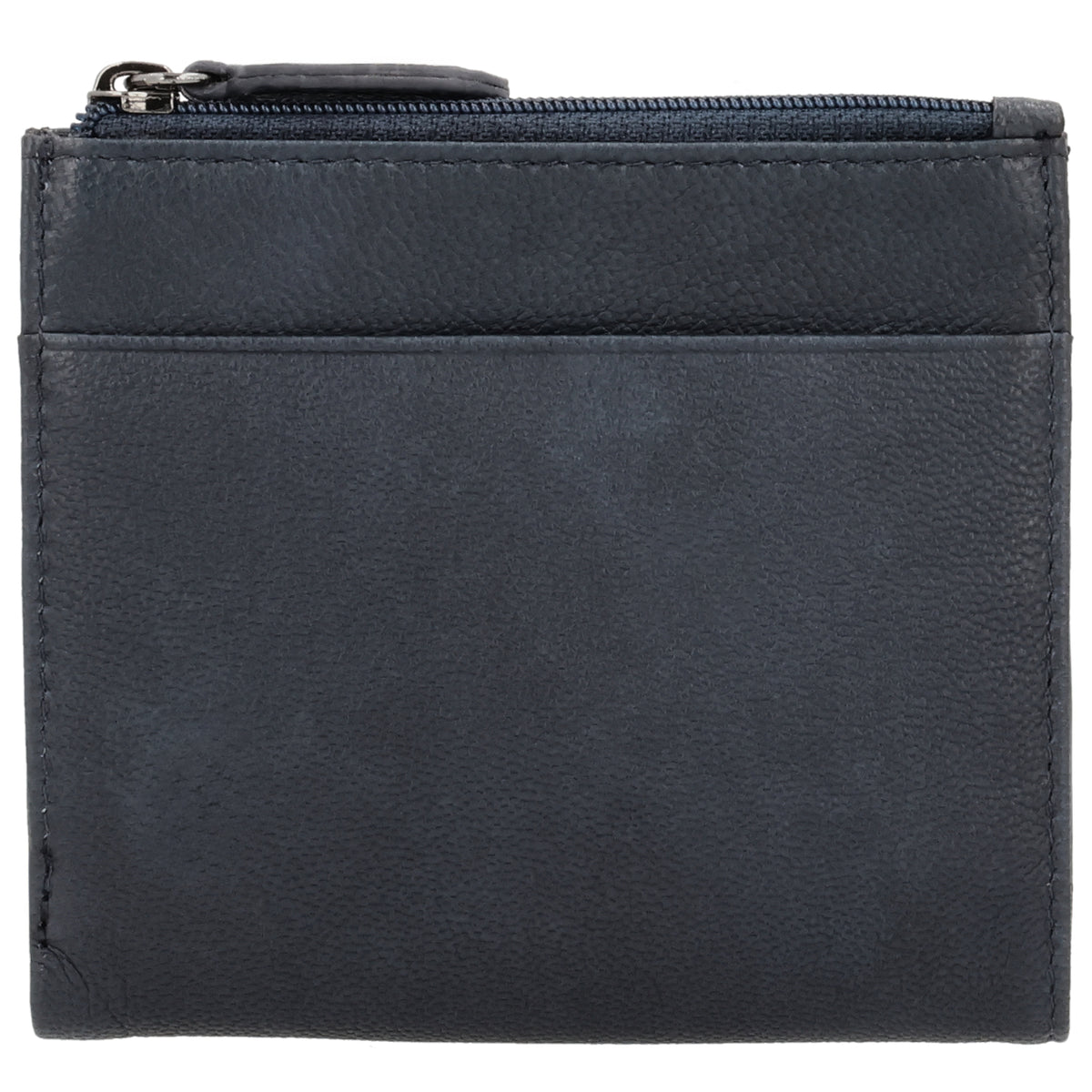 Portemonnaie Blau mit Karten- und Münzfach - leder-accessoires.com