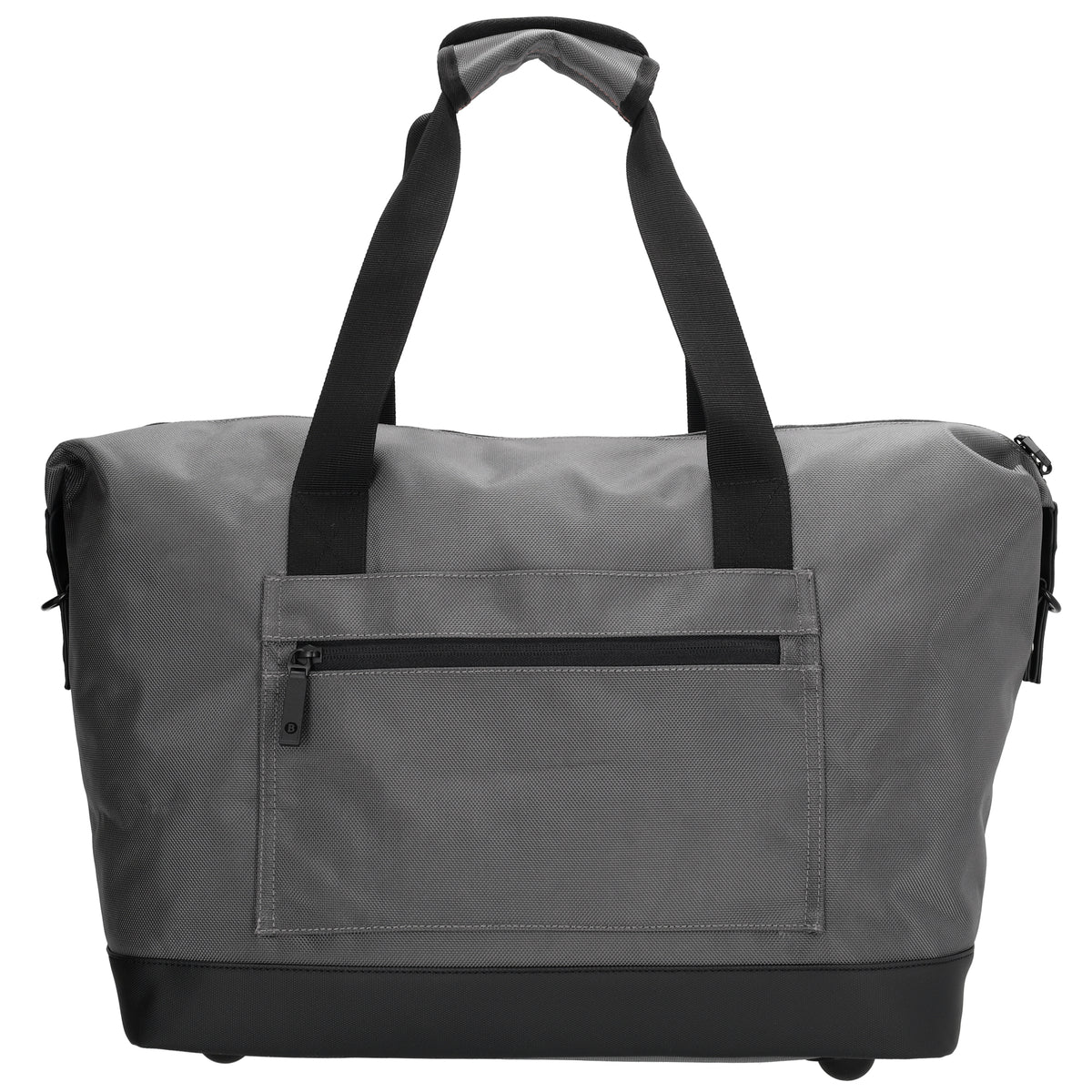 Reisetasche 40 x 32cm in Grau mit Reißverschluss - leder-accessoires.com
