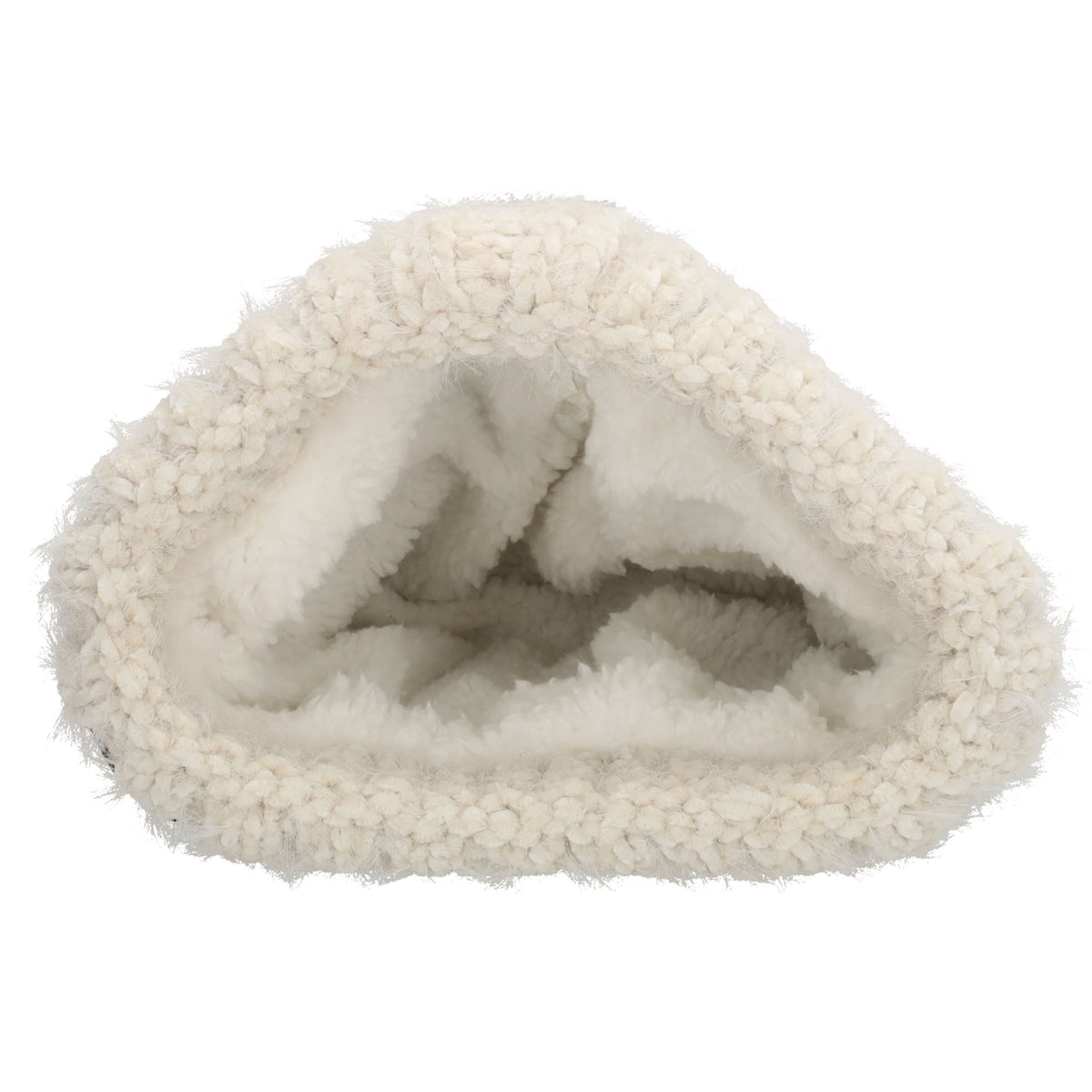 Wintermütze Minze 24x21cm mit grobem Strickmuster - leder-accessoires.com