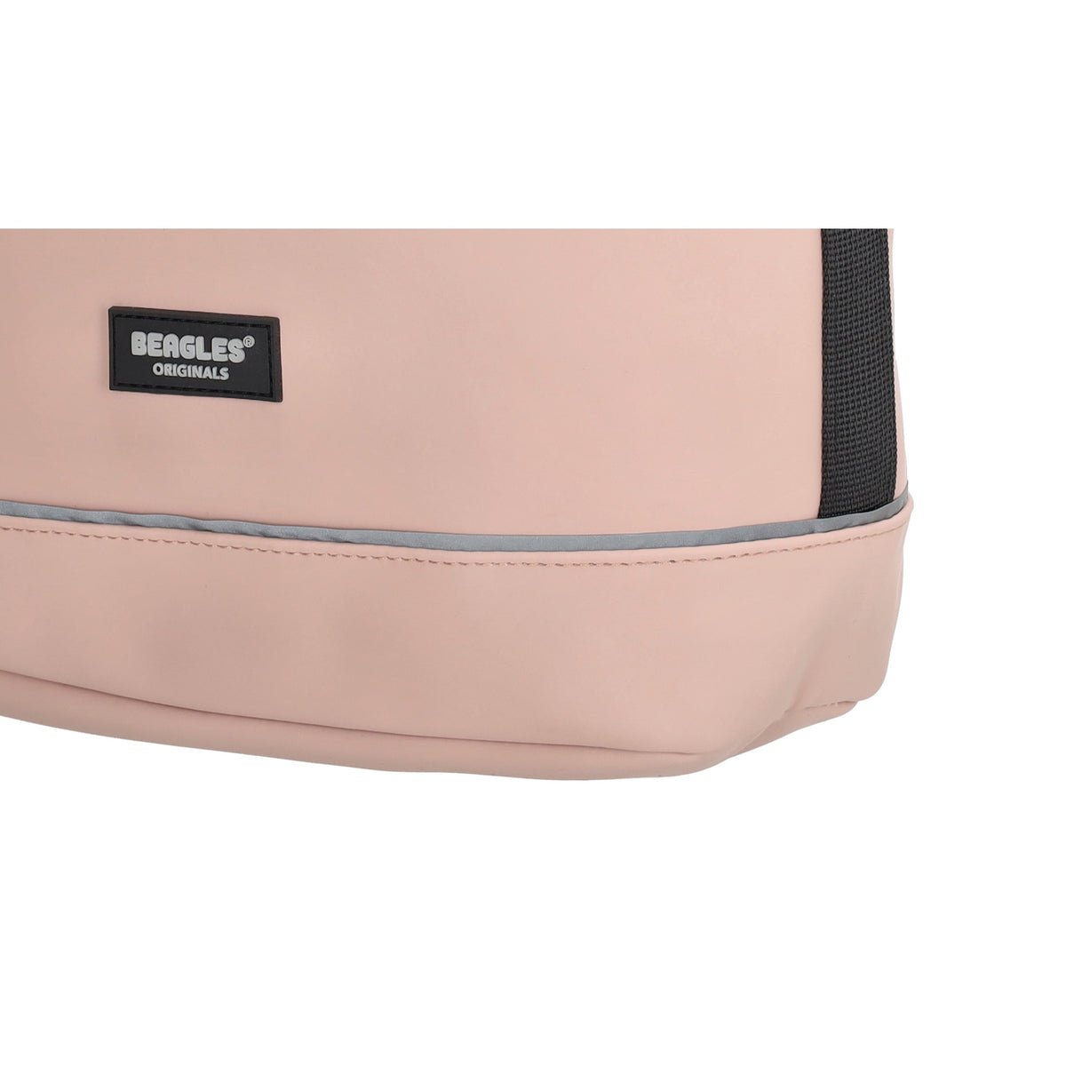 Rolltoprucksack 42x28x10cm in Rosa mit Klickverschluss - leder-accessoires.com