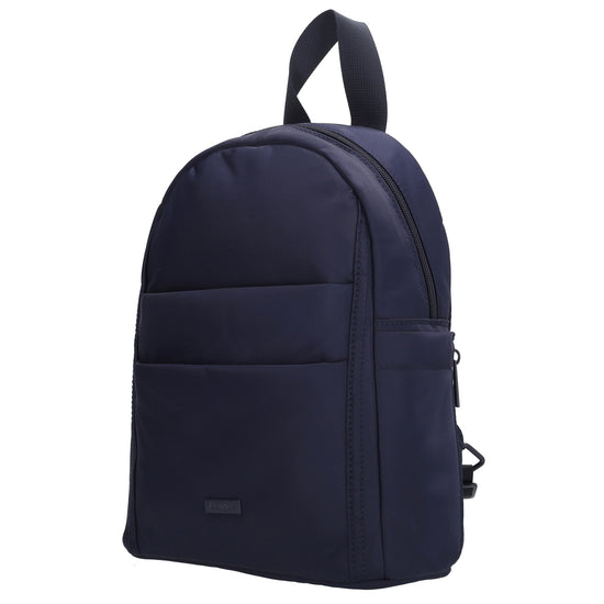 Cityrucksack 29x23cm in Blau|Marine mit Reißverschluss - leder-accessoires.com
