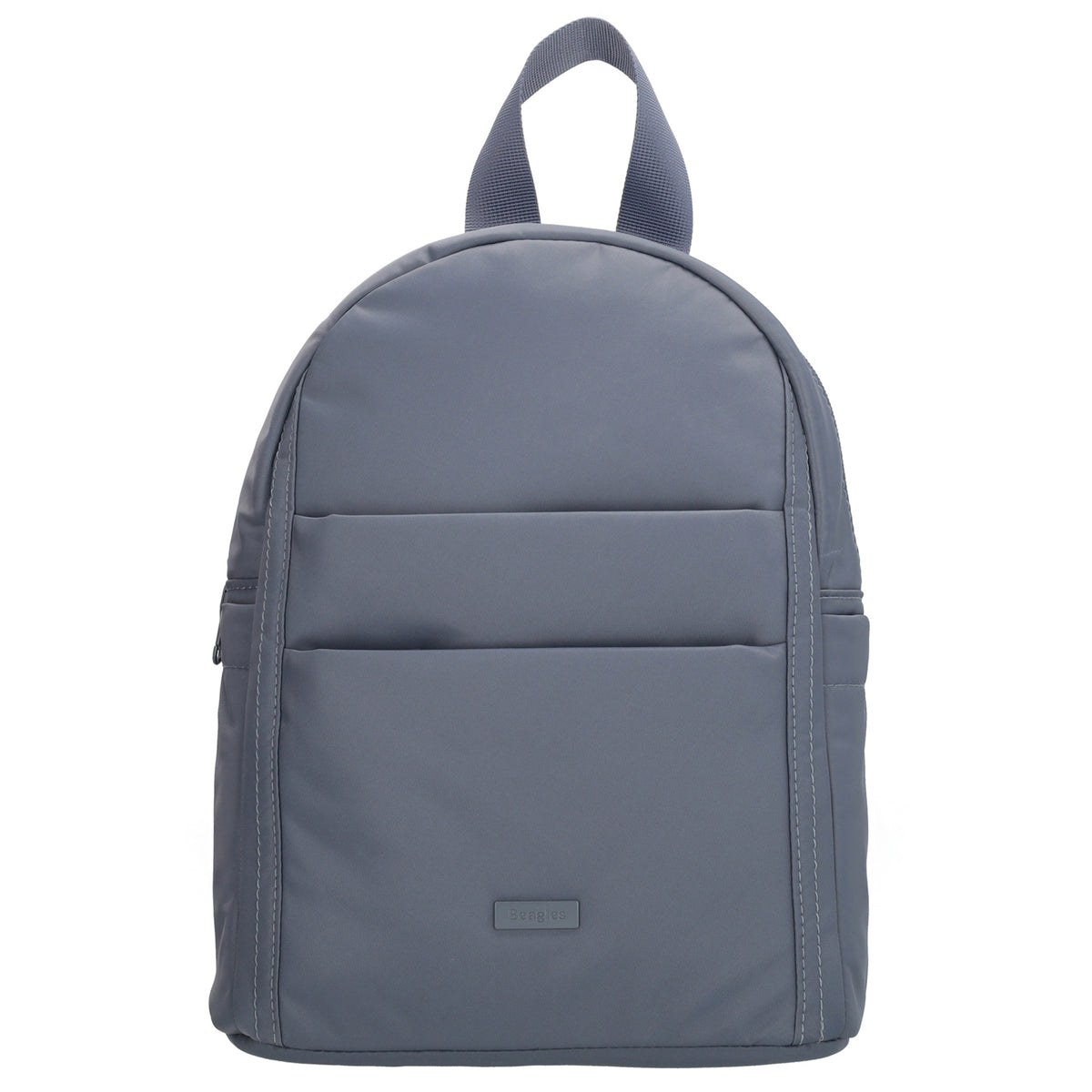 Cityrucksack 29x23cm in Jeansblau mit Reißverschluss - leder-accessoires.com