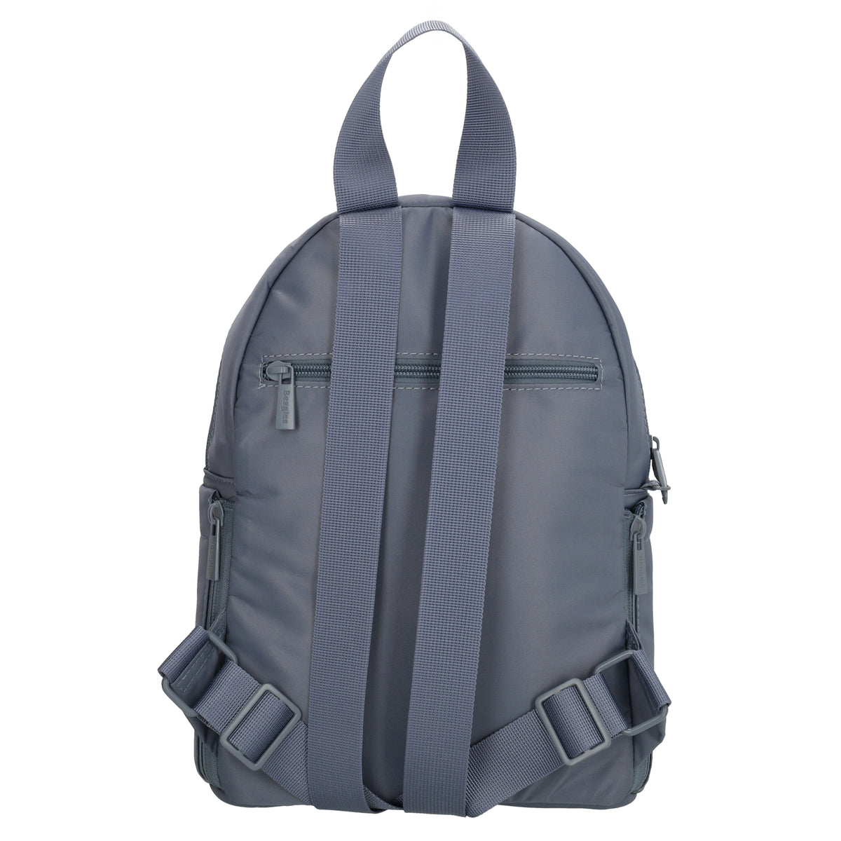 Cityrucksack 29x23cm in Jeansblau mit Reißverschluss - leder-accessoires.com