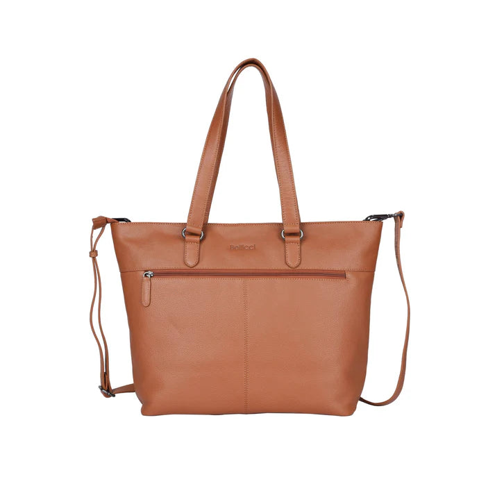 Ledertasche für Damen & Herren mit gepolstertem Laptop- und Tabletfach